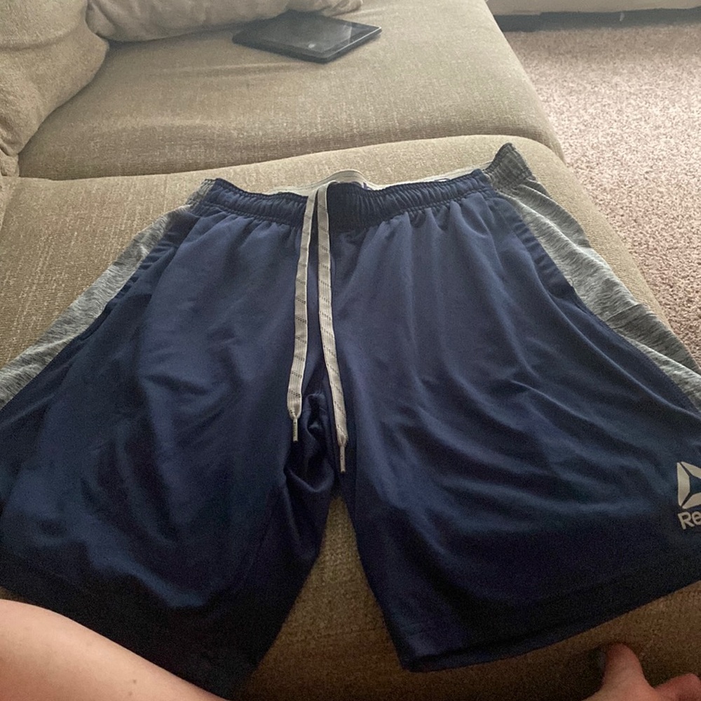 Mens Reebok royal blue shorts